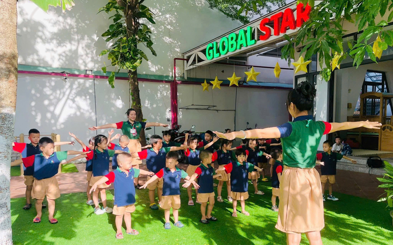 Con trẻ học qua trải nghiệm tại Ngôi Sao Toàn Cầu