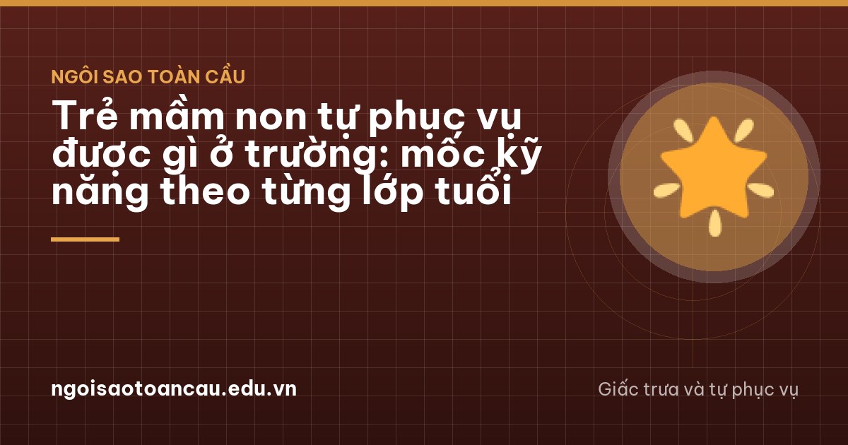 Wide warm view of a preschool cloakroom with children of different ages hanging small backpacks on low hooks and placing shoes on shelves, a teacher in the background, morning light